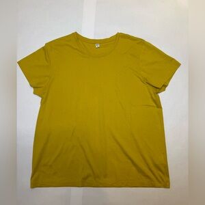 Uniqlo Mustard Short Sleeve Tee